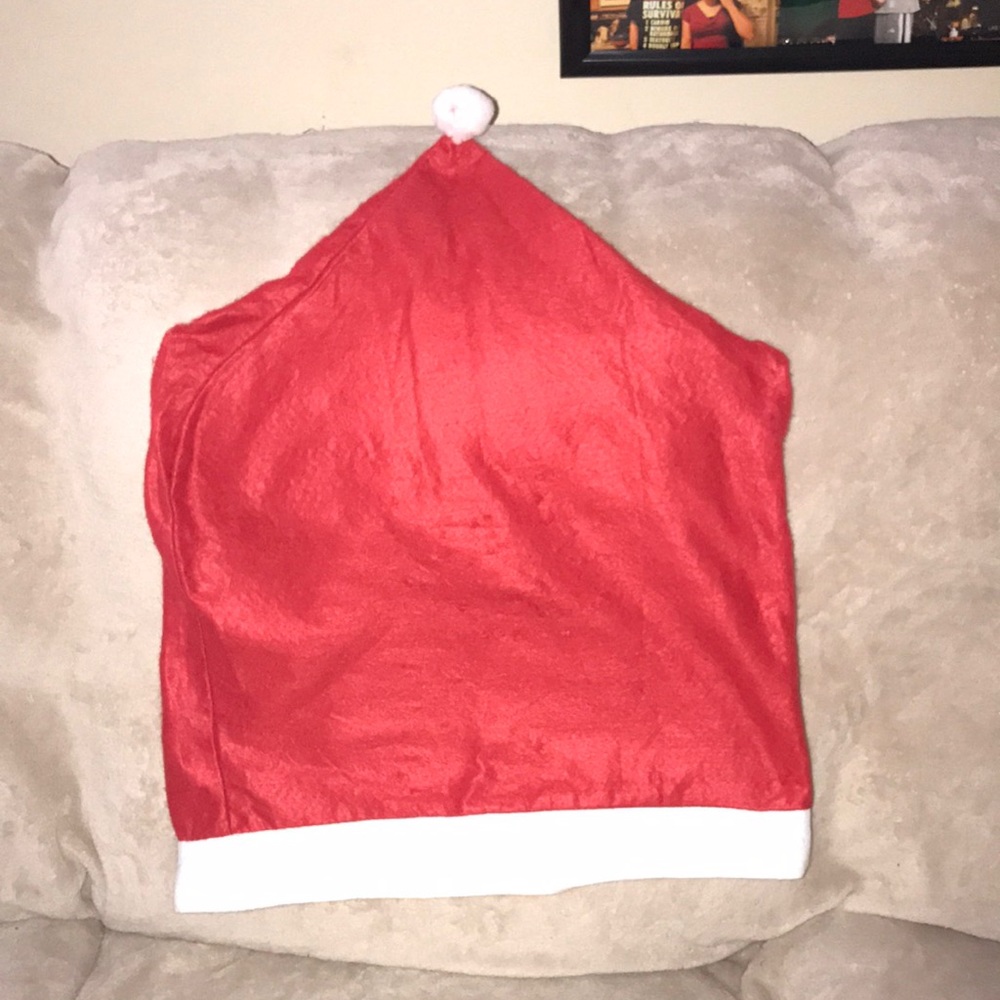 Greenbrier international Inc Large Santa hat decor damaged